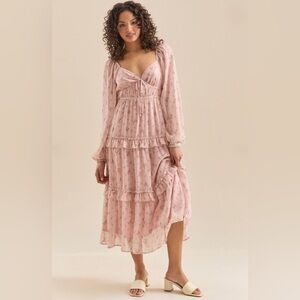 NWT Altar’d State Kinsley Floral Maxi Dress